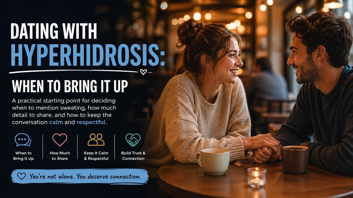 Dating with hyperhidrosis: when to bring it up