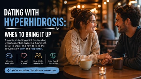 Dating with hyperhidrosis: when to bring it up